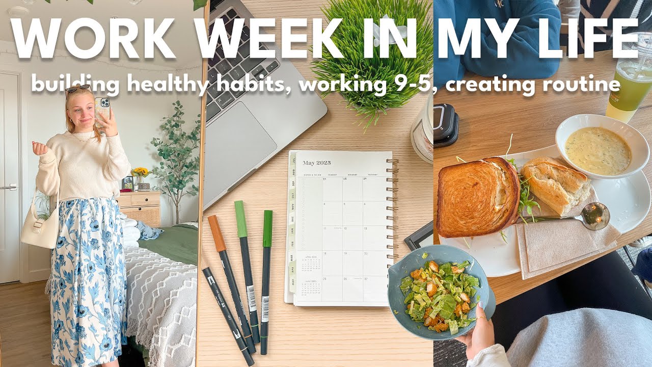 *PRODUCTIVE* WEEK IN MY LIFE 🌼 building healthy habits, trying new recipes, my 9-5 routine