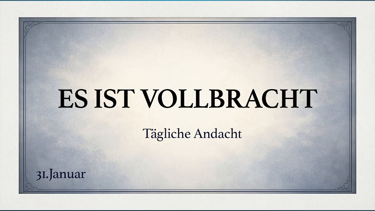 Warum du keinen Frieden hast | Spurgeon Andacht (deutsch)