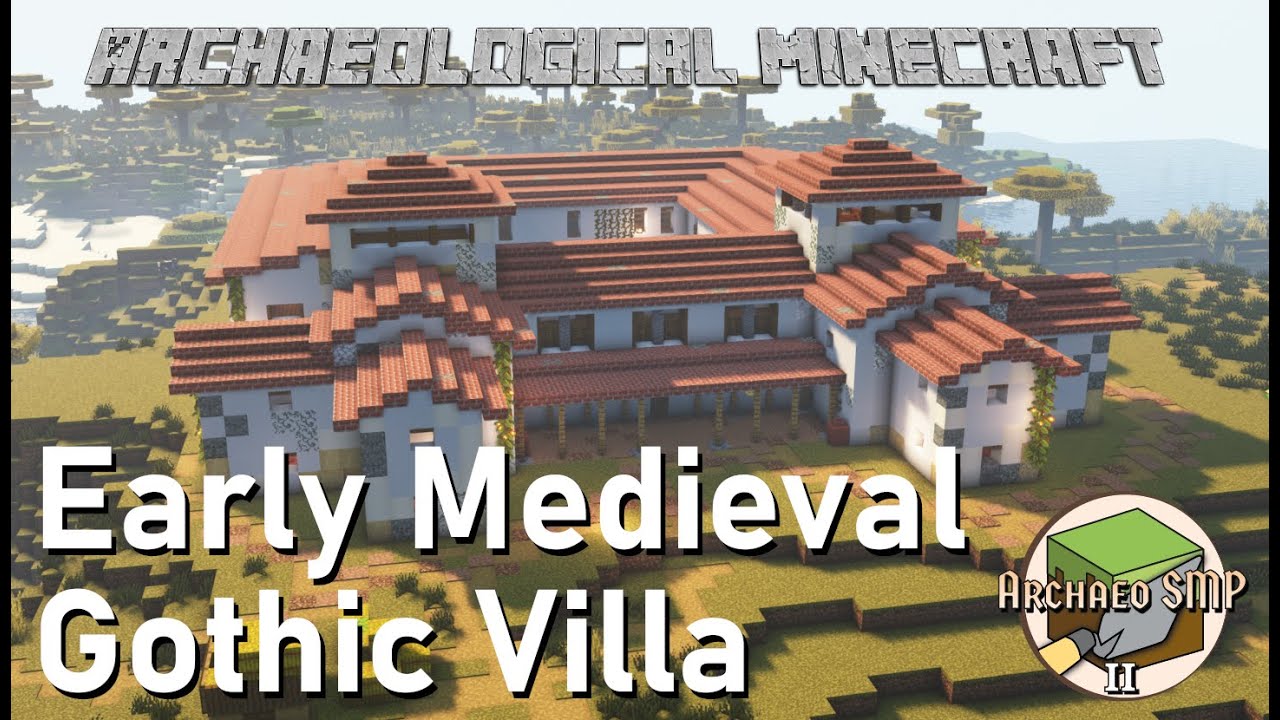 The Goths - Building an Early Medieval Visigothic Villa in Minecraft | Archaeological Minecraft