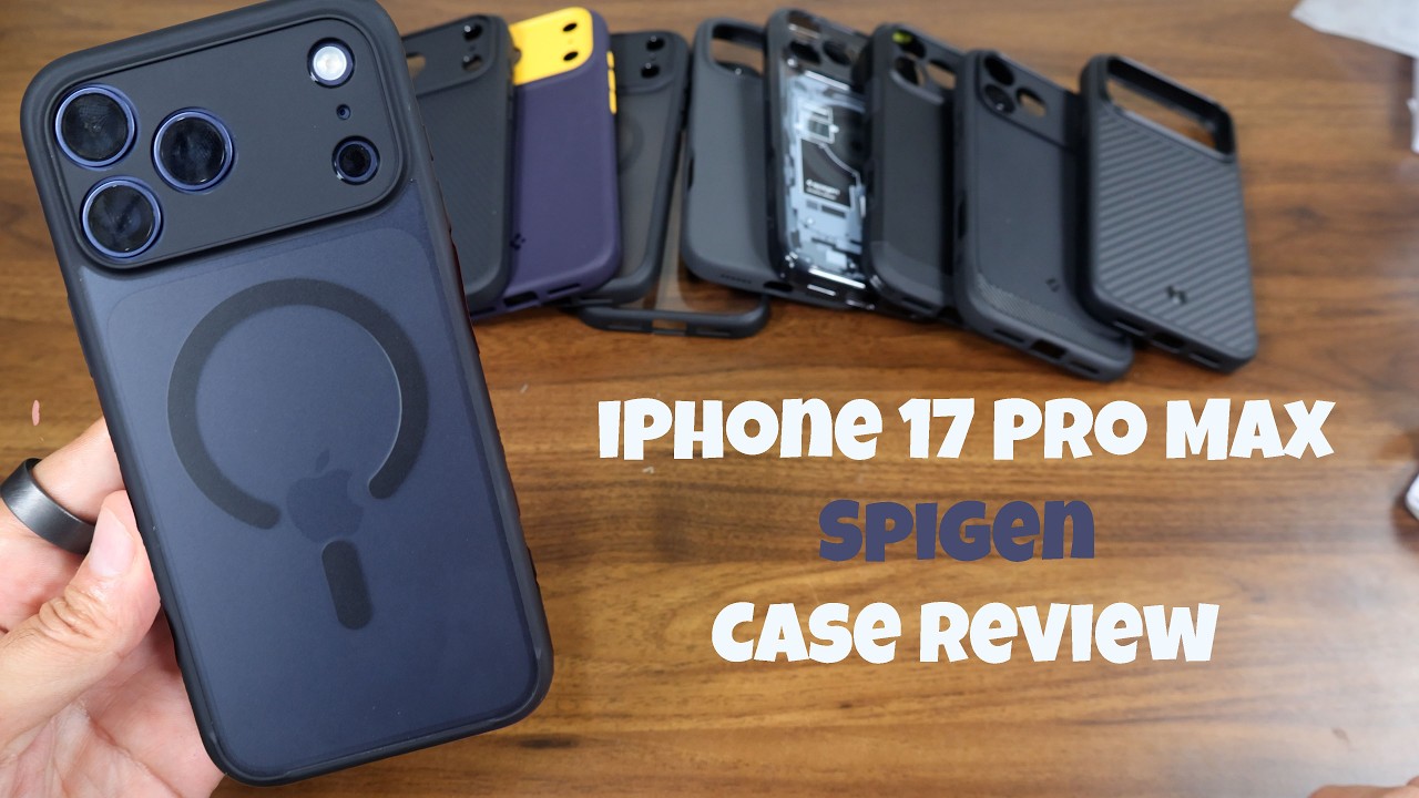 Обзор чехла Spigen для iPhone 17 Pro Max