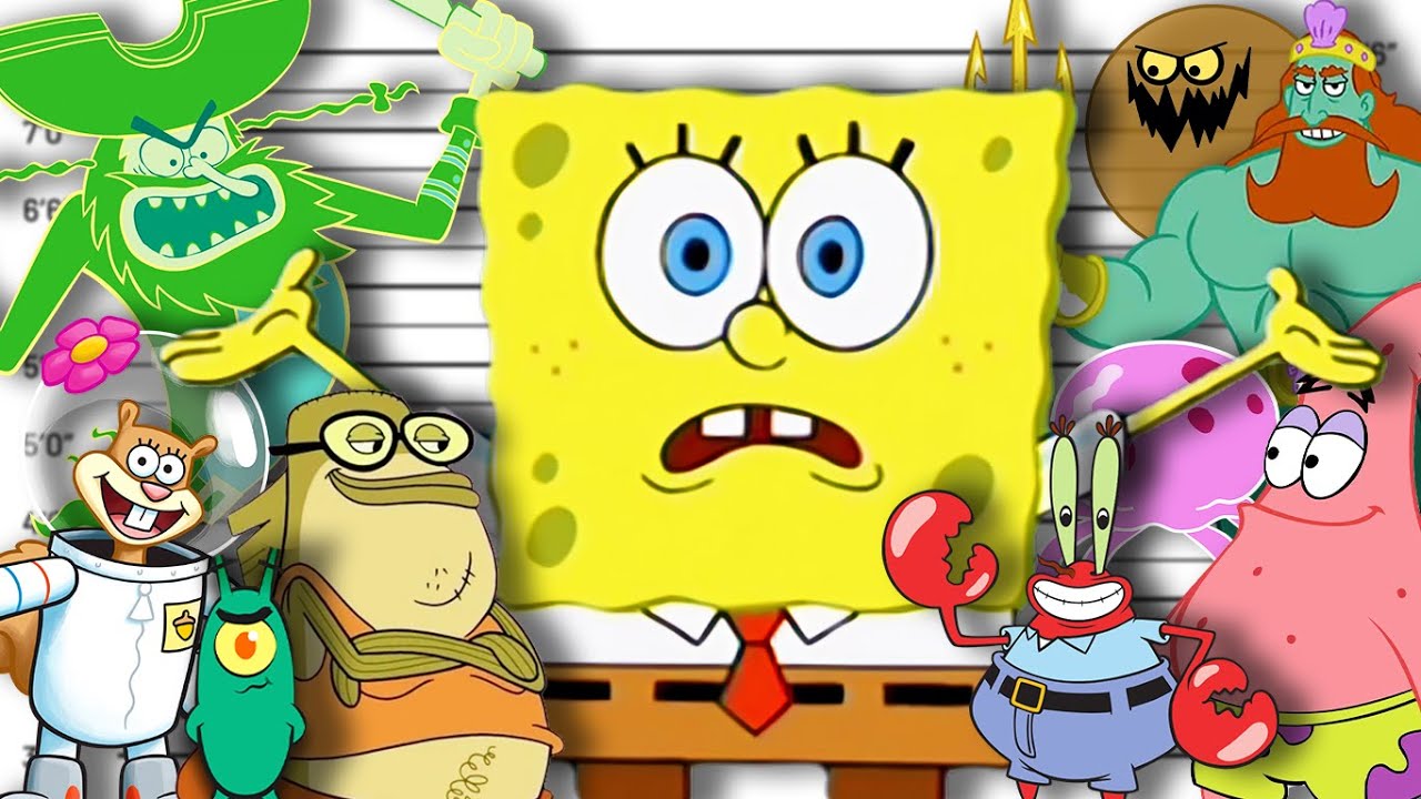 If ALL SpongeBob SquarePants Characters were Charged for their Crimes