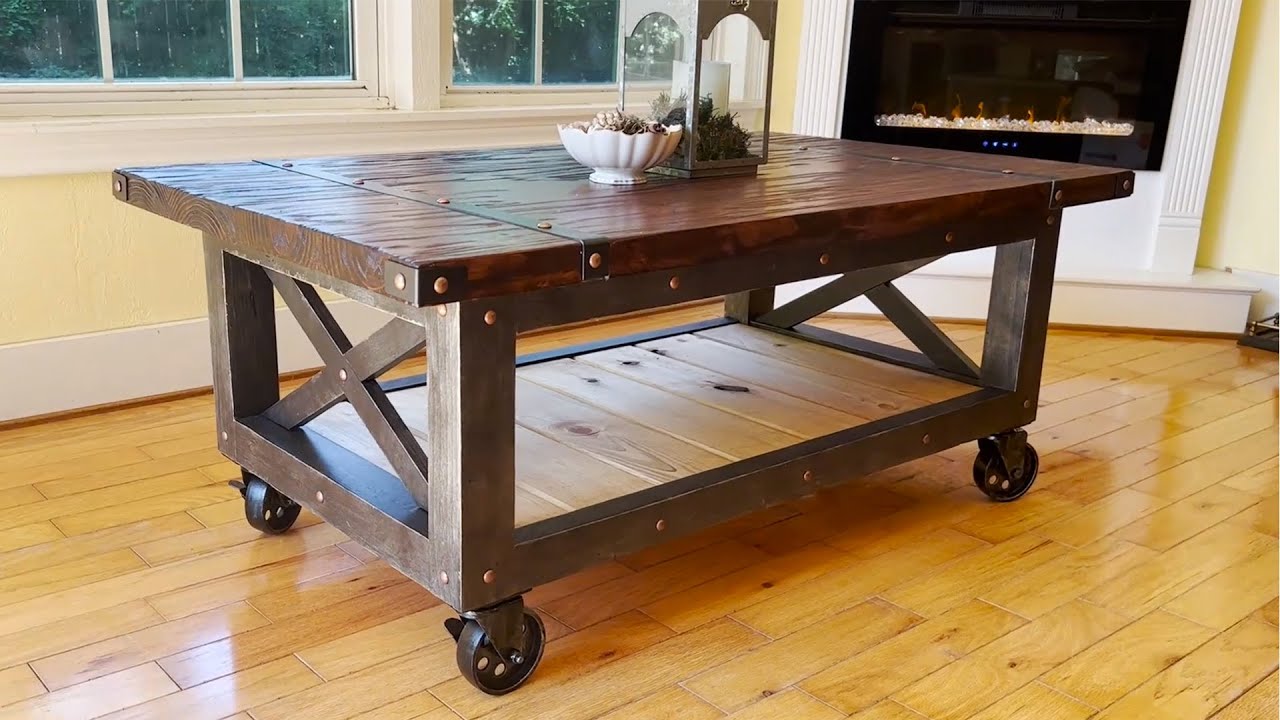 Watch This Simple Hardware Store Hack Make A $1000 Looking Table!