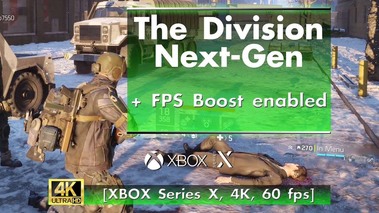 The Division Next-Gen - FPS Boost enabled [XBOX Series X, 4K, 60 fps]