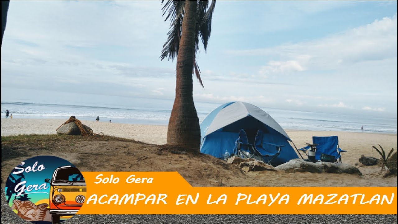 ACAMPAR FRENTE A LA PLAYA EN MAZATLAN - RV Trailer Park Maravillas -  Combi Kombi Volkswagen Bus Vw