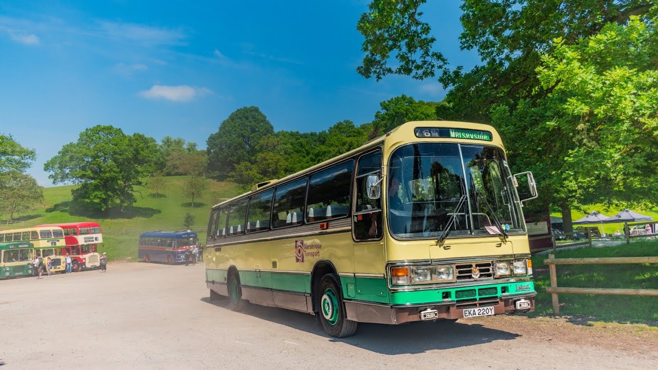 Merseyside Transport Duple Leyland Tiger EKA220Y working Service 1 to Bakewell via Pilsley