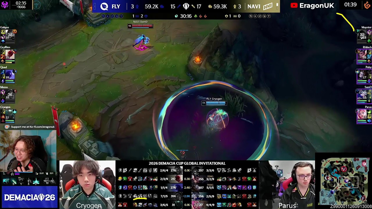🔴 DEMACIA CUP 2026 | GAM vs VIT | NAVI vs FLY | SR vs JDG | English Costream