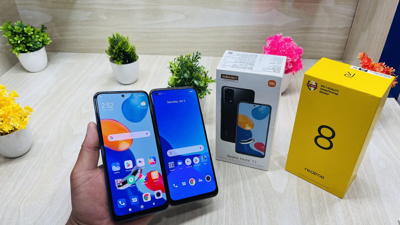 Redmi Note 11 🆚 Realme 8 || Unboxing || Comparison || Full Specification in Hindi 🔥