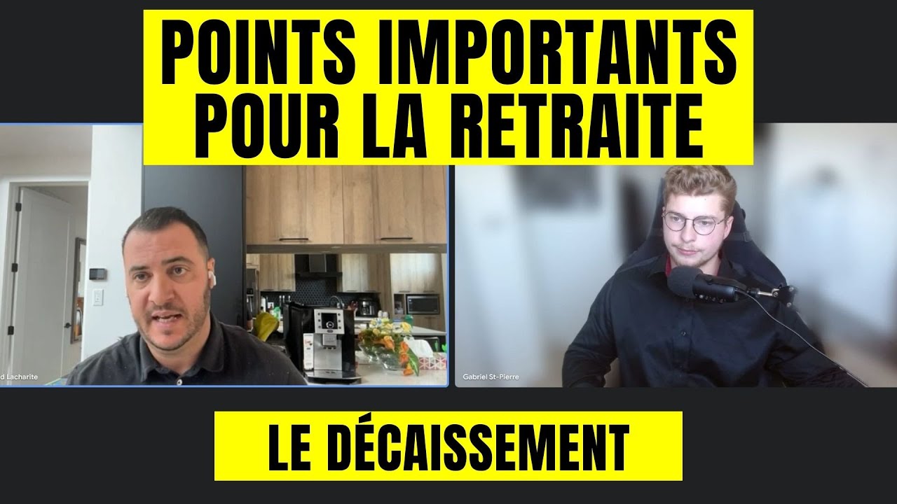 Le décaissement pour la retraite