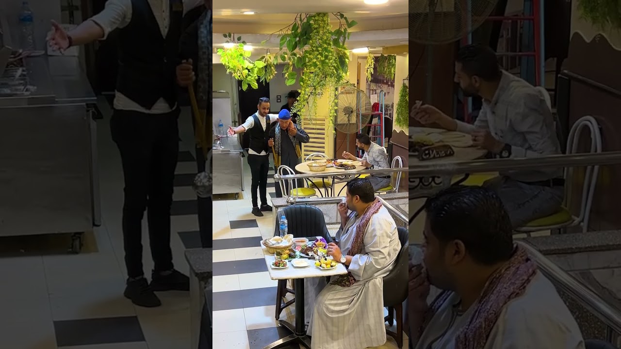 رجل عجوز يفاجئ العملاء !! 😳صدمة للمسؤولين.😱😱