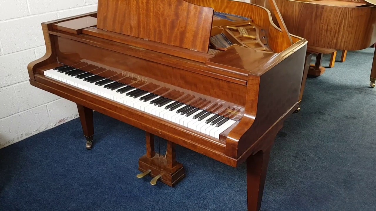 SOLD: Fully restored Bluthner 4ft 11in baby grand c1934