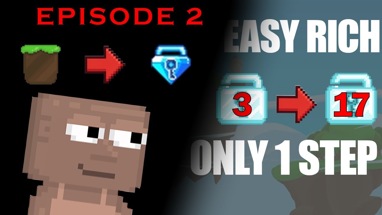 EASY RICH!!! ONLY WITH 1 STEP!!! | DIRT TO BGL EPISODE 2 | GROWTOPIA PROFIT 2026