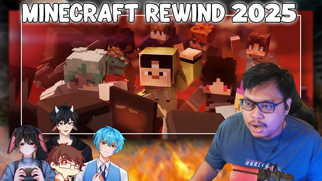 EPIC PARAH!! 4 BROTHER DAN 4 FATHER KERJASAMA DI MINECRAFT REWIND 2025!?