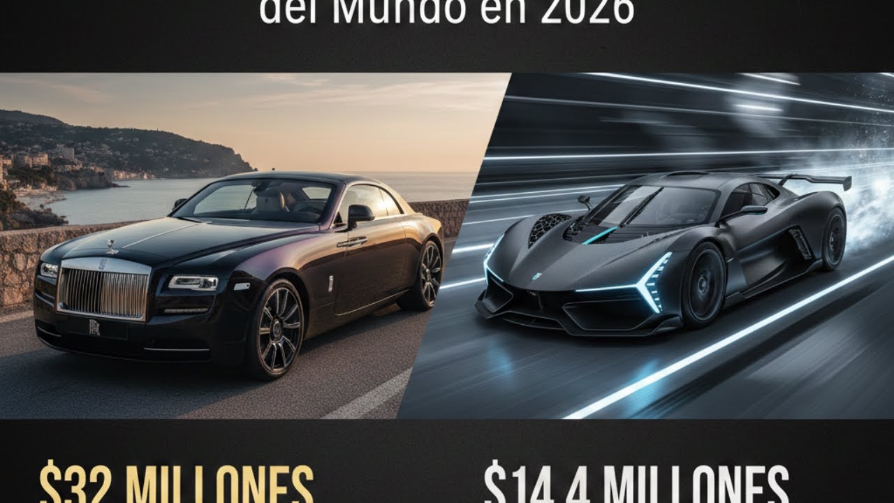💎 Los 10 Veh&iacute;culos M&Aacute;S CAROS del Mundo en 2026 (Lujo Extremo)