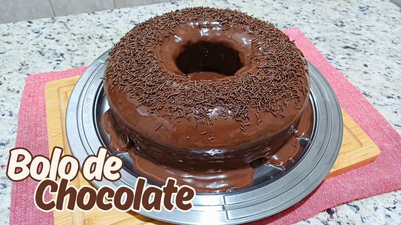BOLO DE CHOCOLATE PERFEITO (MUITO FÁCIL DE FAZER)