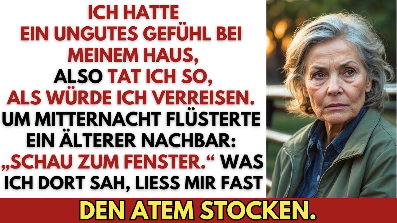 Ich tat so, als würde ich in den Urlaub fahren und beobachtete mein eigenes Haus, ich bin...
