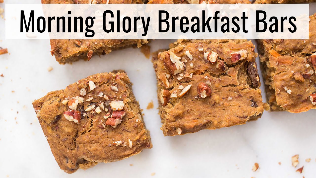 Morning Glory Breakfast Bars | Healthy Breakfast Ideas