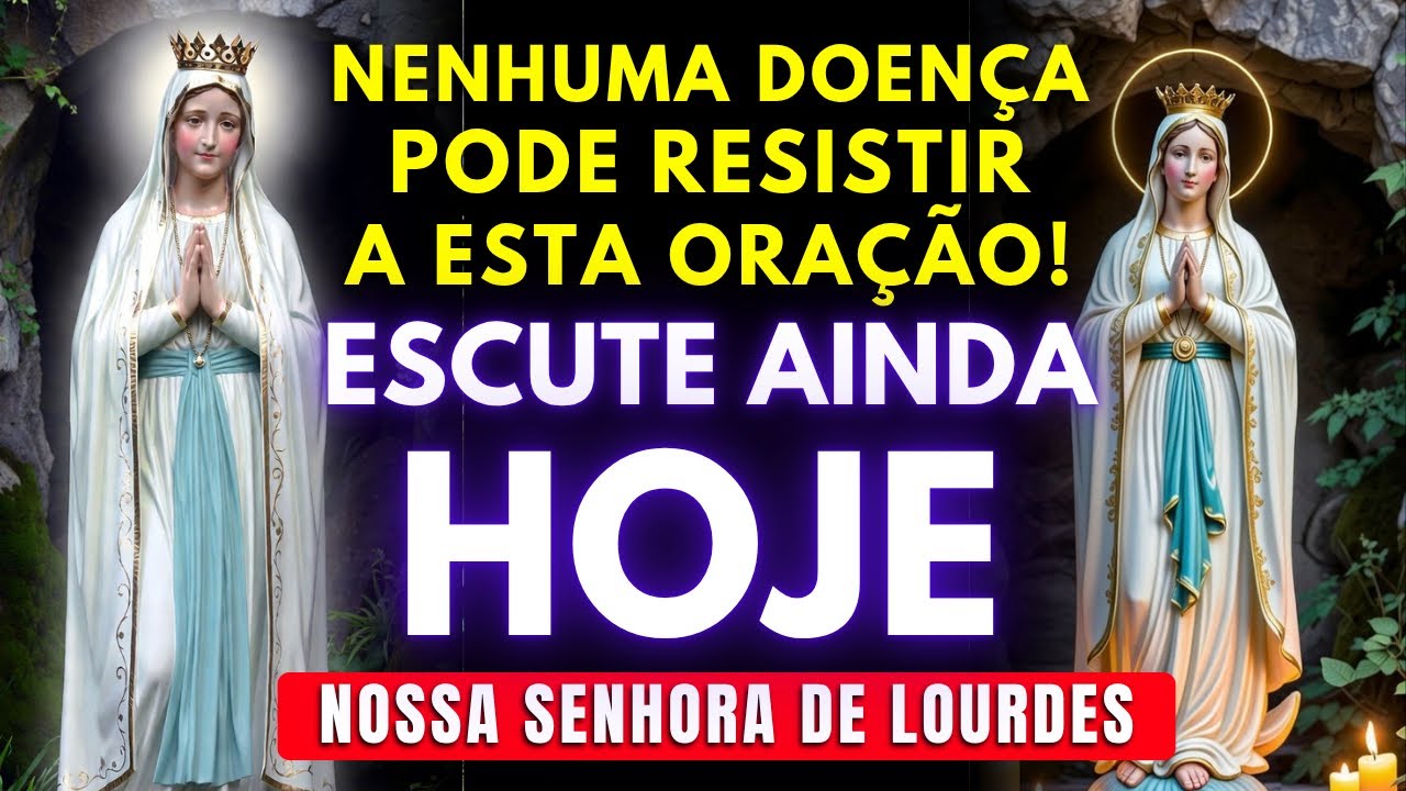 🔥Uma oração que cura todas as doenças se você escutar com fé — Nossa Senhora de Lourdes
