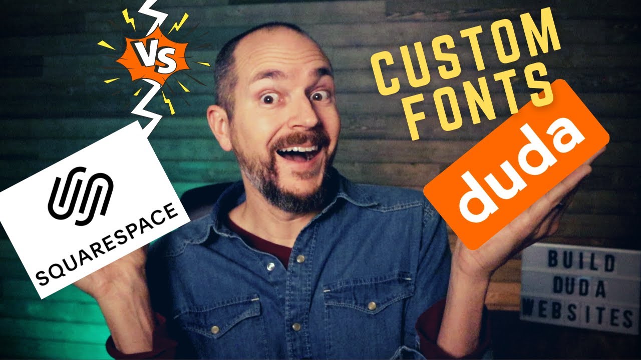 Squarespace vs Duda: How To Add Custom Fonts