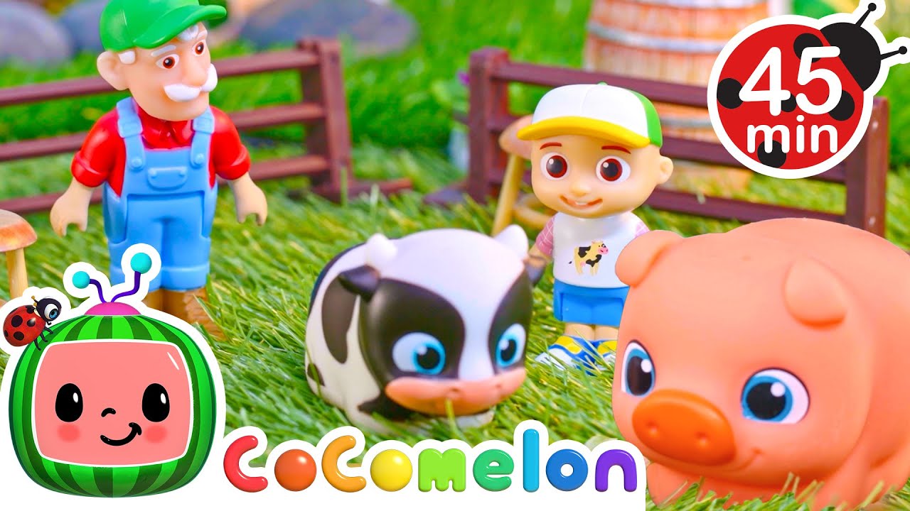 Old MacDonald Had a Farm - Toy Version | CoComelon Toy Play Learning | Nursery Rhymes for Babies