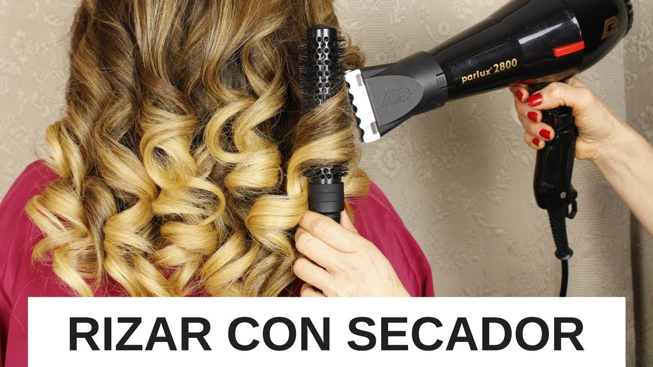 Como RIZAR El CABELLO con secador💕(ONDULAR EL PELO CON SECADORA)