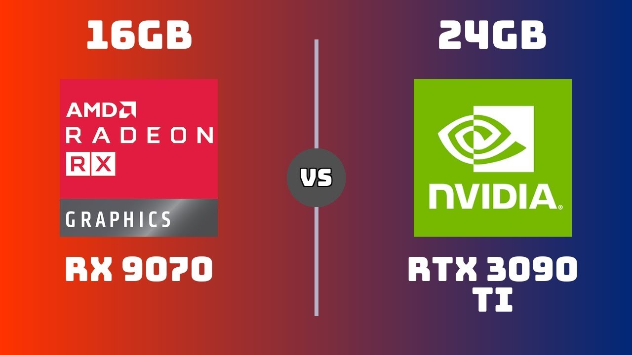 RX 9070 vs RTX 3090 Ti – Gaming & Productivity (1080p, 2K, 4K) | Which GPU is Faster?