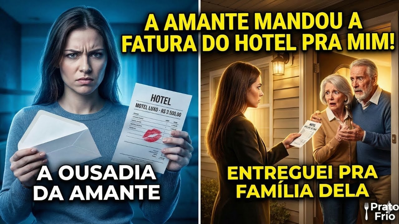 A AMANTE Mandou a Fatura do HOTEL pra Minha Casa e Eu Entreguei pra FAMÍLIA DELA!