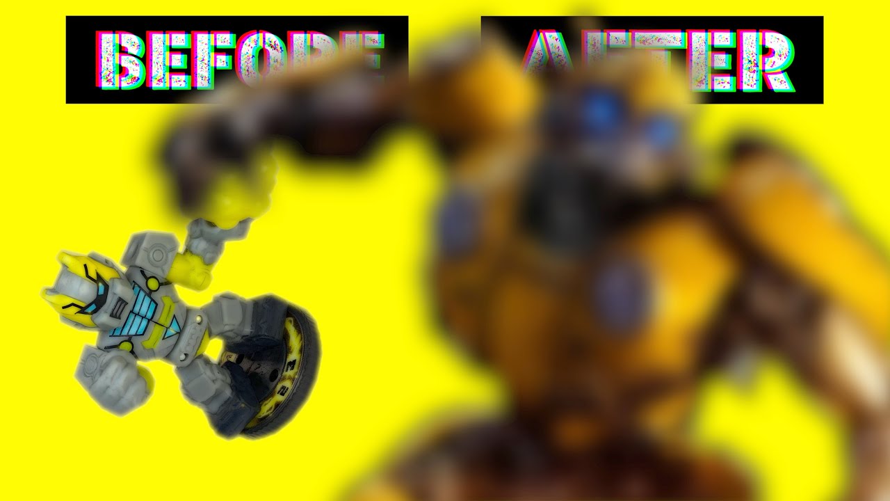 Custom Akedo Warrior Transformers Edition I Turn Boot-Up Into Bumblebee With 3D Printed Parts