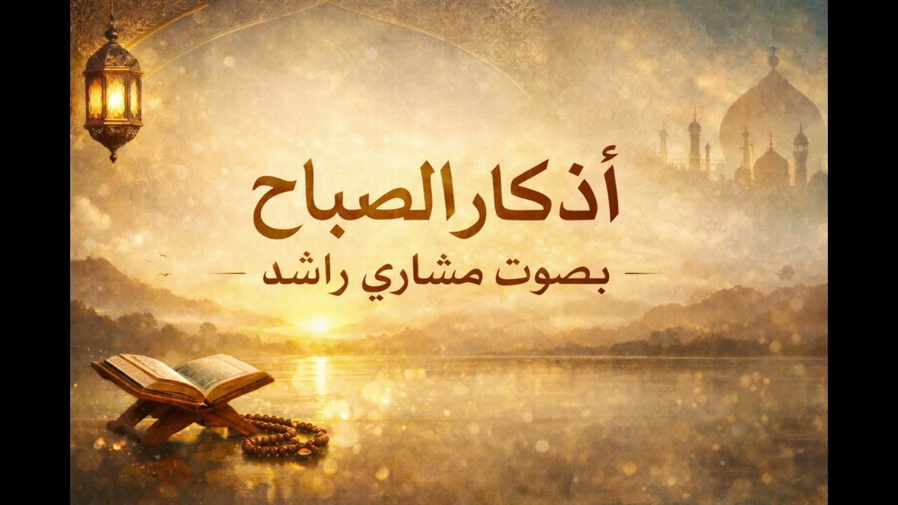 أذكار الصباح بصوت مشاري راشد العفاسي | راحة وطمأنينة