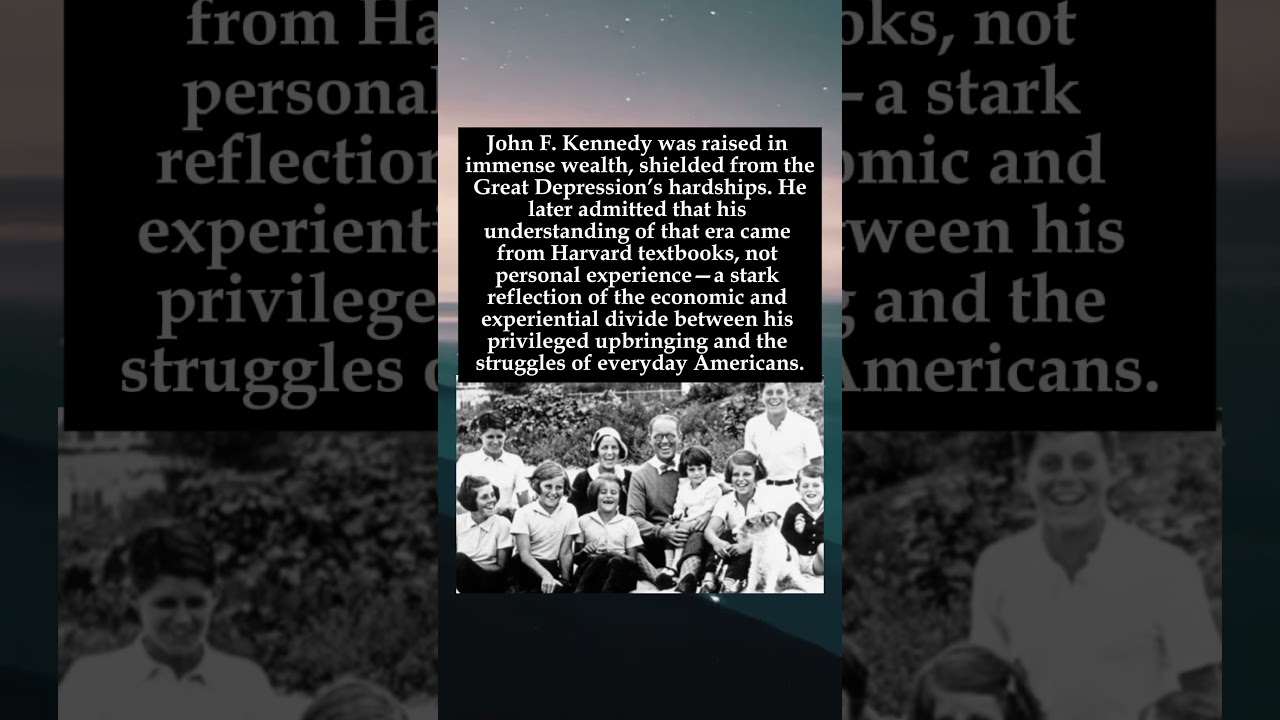 JFK’s Privileged Youth: When the Great Depression Was Just a History Lesson
