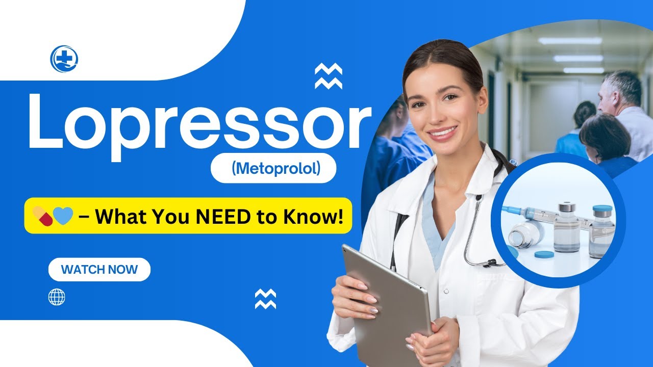 💙 Lopressor (Metoprolol) 💊💙The Heart-Saving Beta Blocker You Need to Know! 💊🔥#Lopressor #Metoprolol