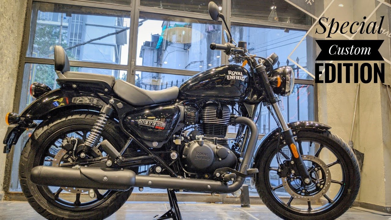 Royal Enfield Meteor Fireball Special Custom Black Edition!! Price, Detailed Review