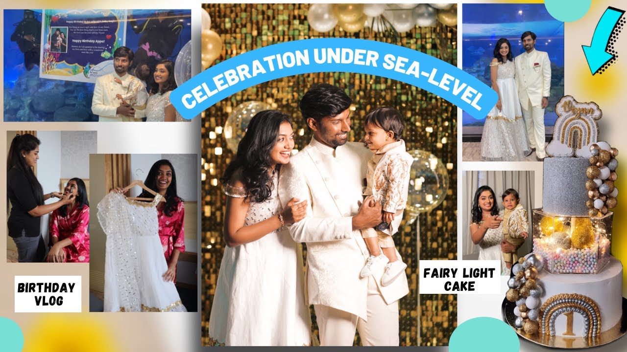 தமிழில்: 1st Birthday celebration Vlog | Under sea-level Birthday Party @VGPMarineKingdom