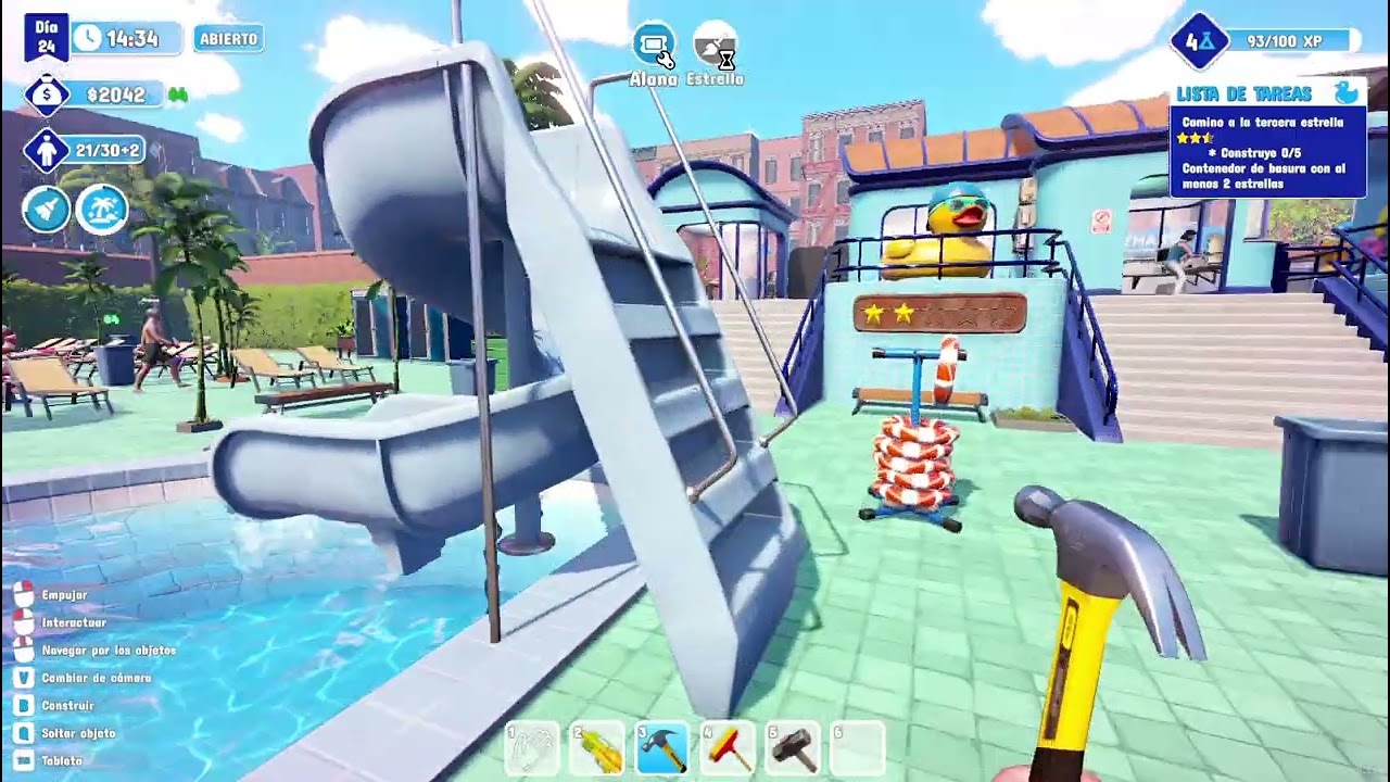 Waterpark nuevos toboganes!