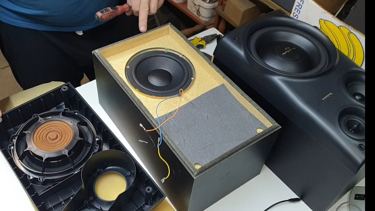 Technics sb-ch515a разборка и обслуживание акустики Technics sb-ch515a repair.