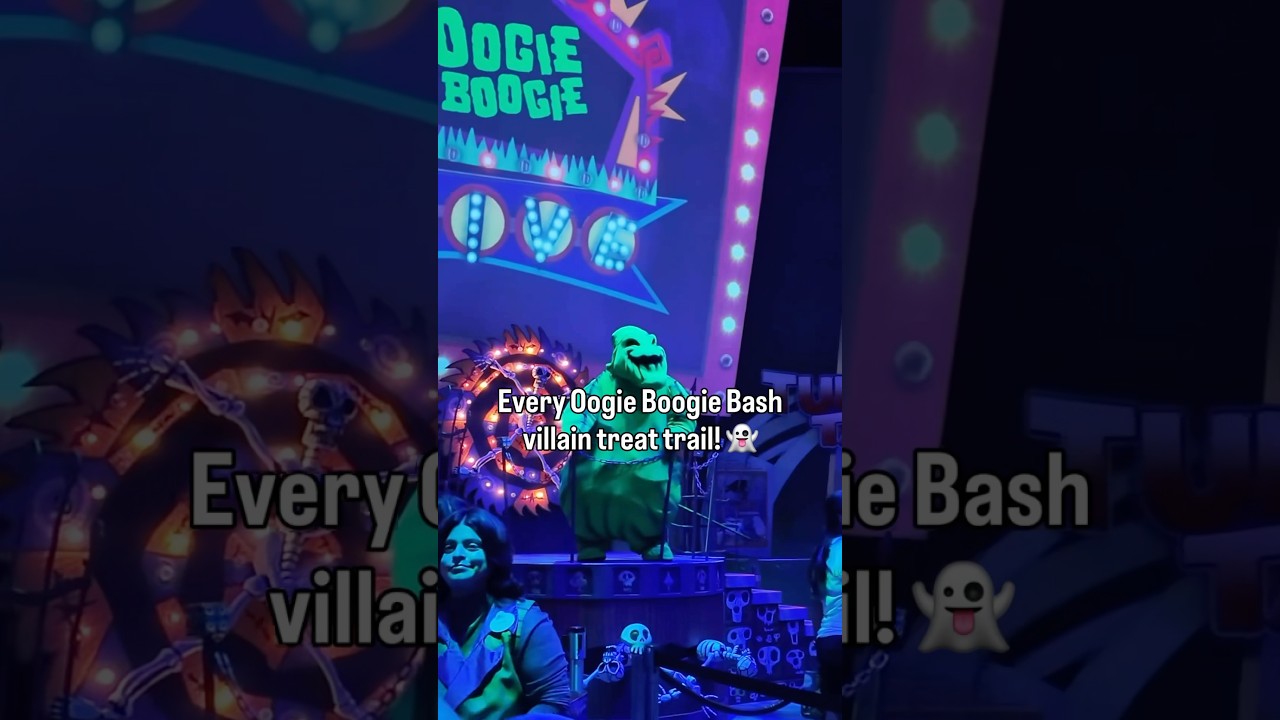 Every villain treat trail at Oogie Boogie Bash 2025 👻🎃 