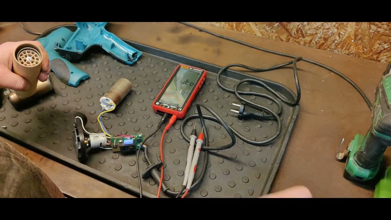 Ремонт монтажного фена makita