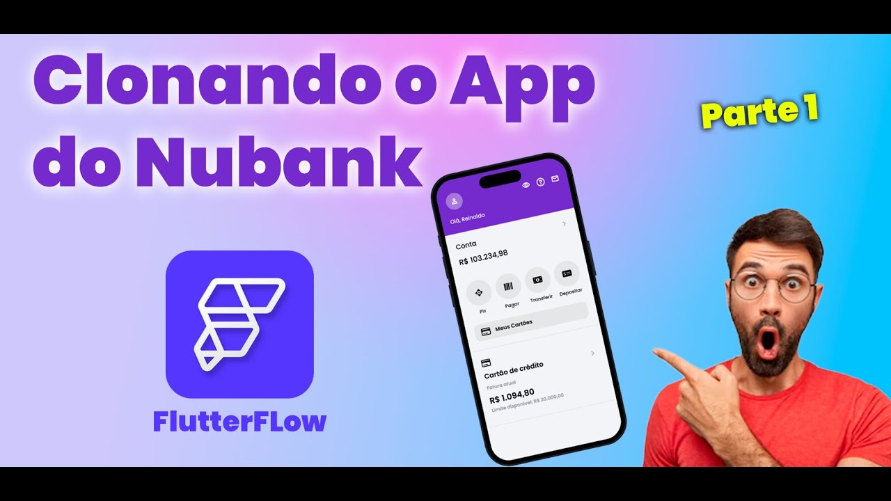 Clonando o visual do App do Nubank - Parte I #flutterflow #nubank
