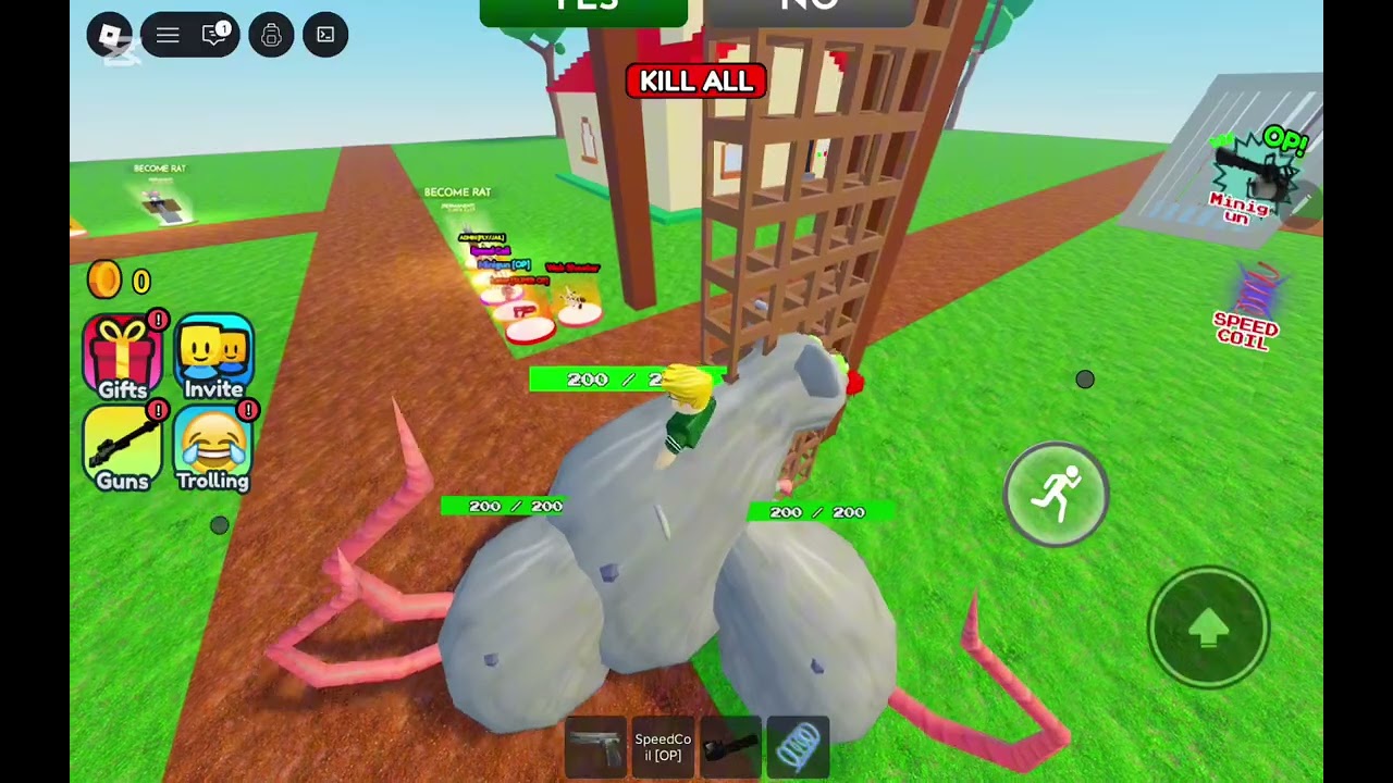 The rat's back glitch😎 without using any help