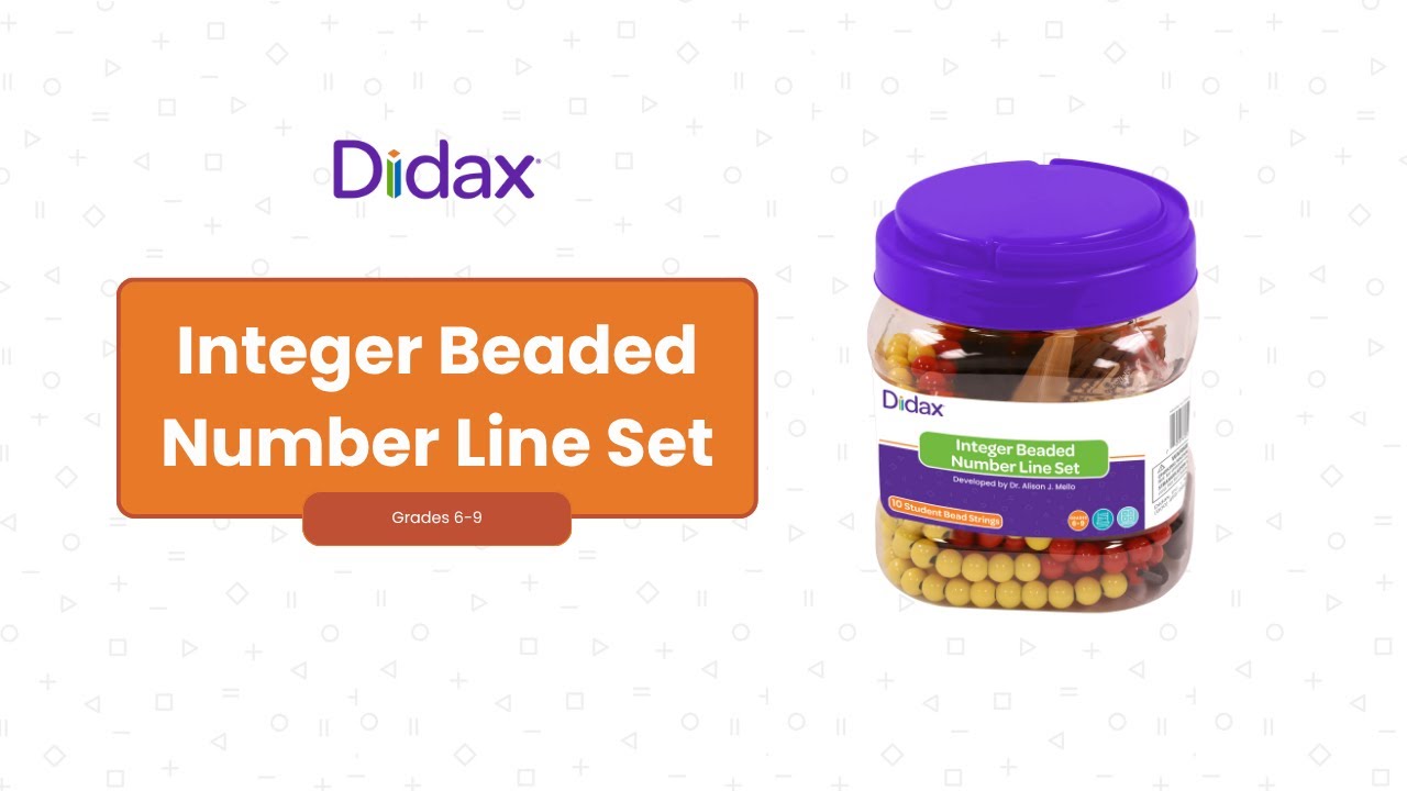 Integer Beaded Number Line with Dr. Alison Mello