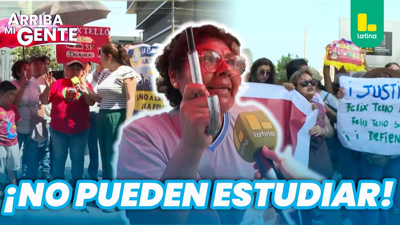Colegio en San Borja pasa de estatal a privado y deja a niños sin estudios | Arriba Mi Gente