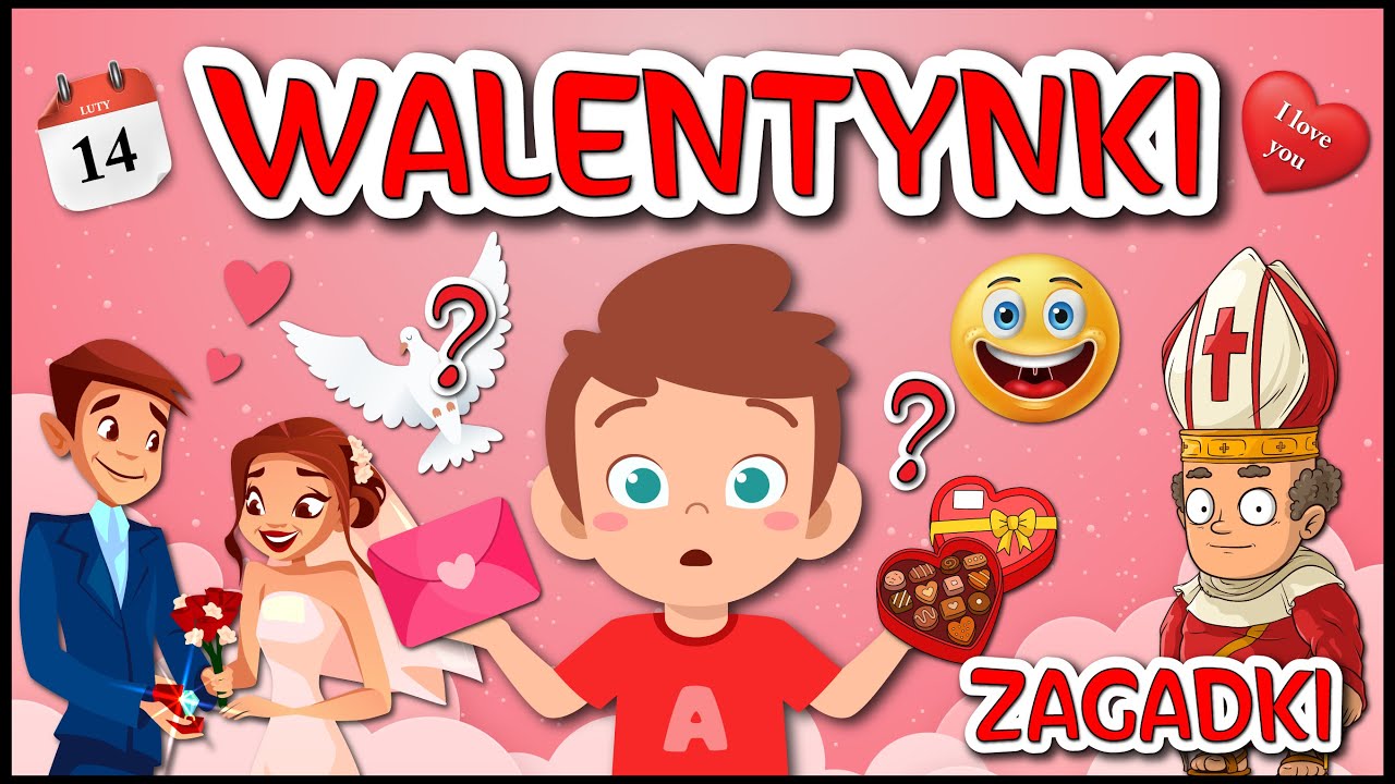 Karolek i Zagadki dla dzieci na Walentynki ❤️ Walentynki dla dzieci ❤️