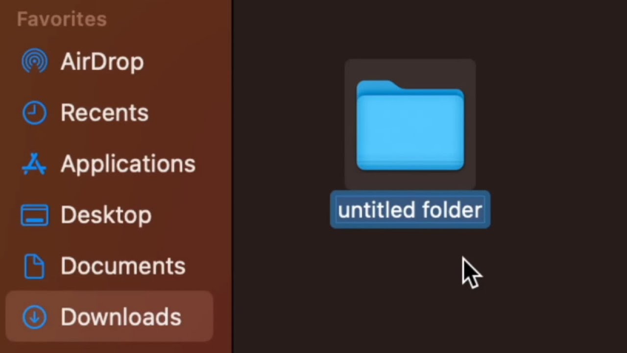 A step-by-step guide to creating a new folder on a Mac Pro