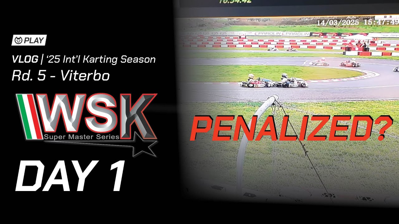 VLOG - Day 1 - WSK Super Master Series 2025 - Rd 5 - Leopard Circuit Viterbo
