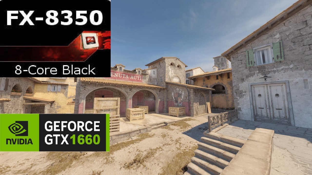 Counter Strike 2 | Inferno | GTX 1660 OC 6GB + AMD FX-8350