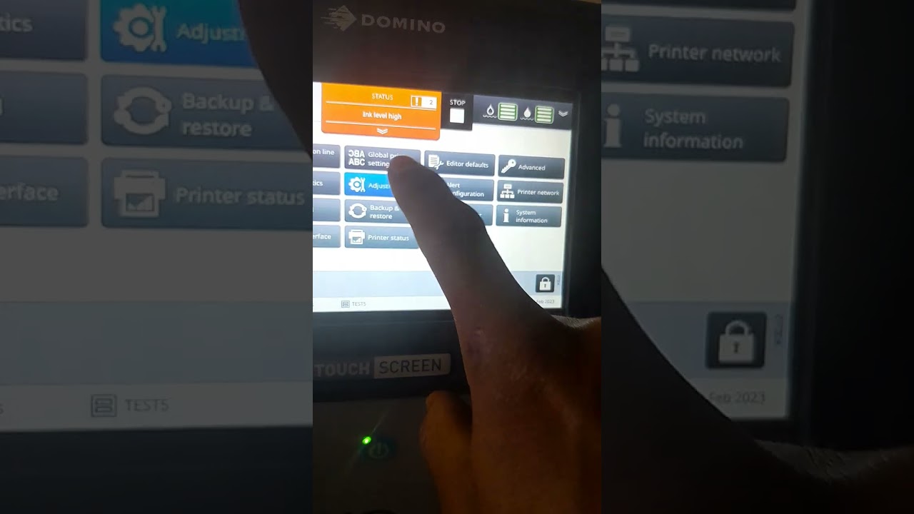 domino ax130i me print presser  badaye