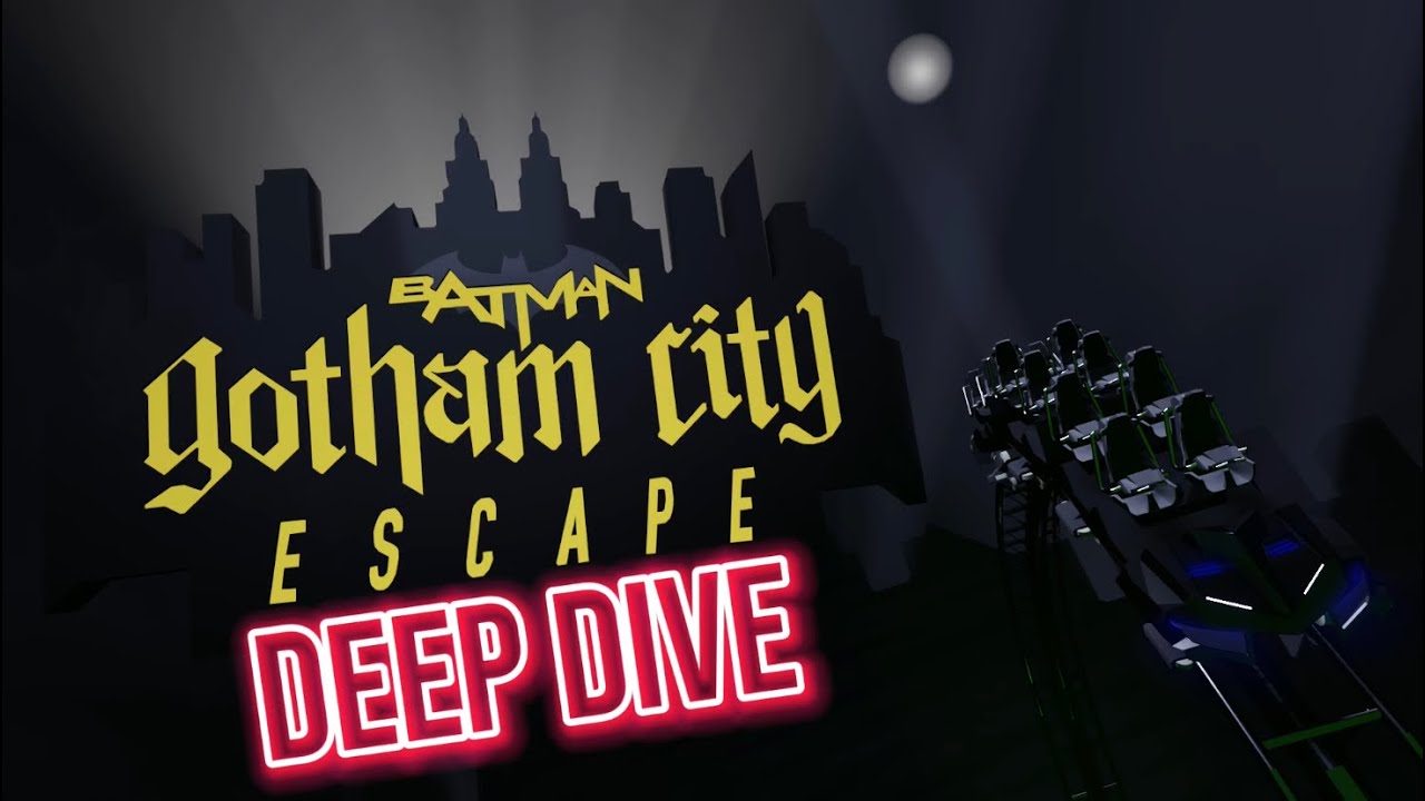 La mejor montaña rusa de España desde dentro | Batman Gotham City Escape - Deep Dive