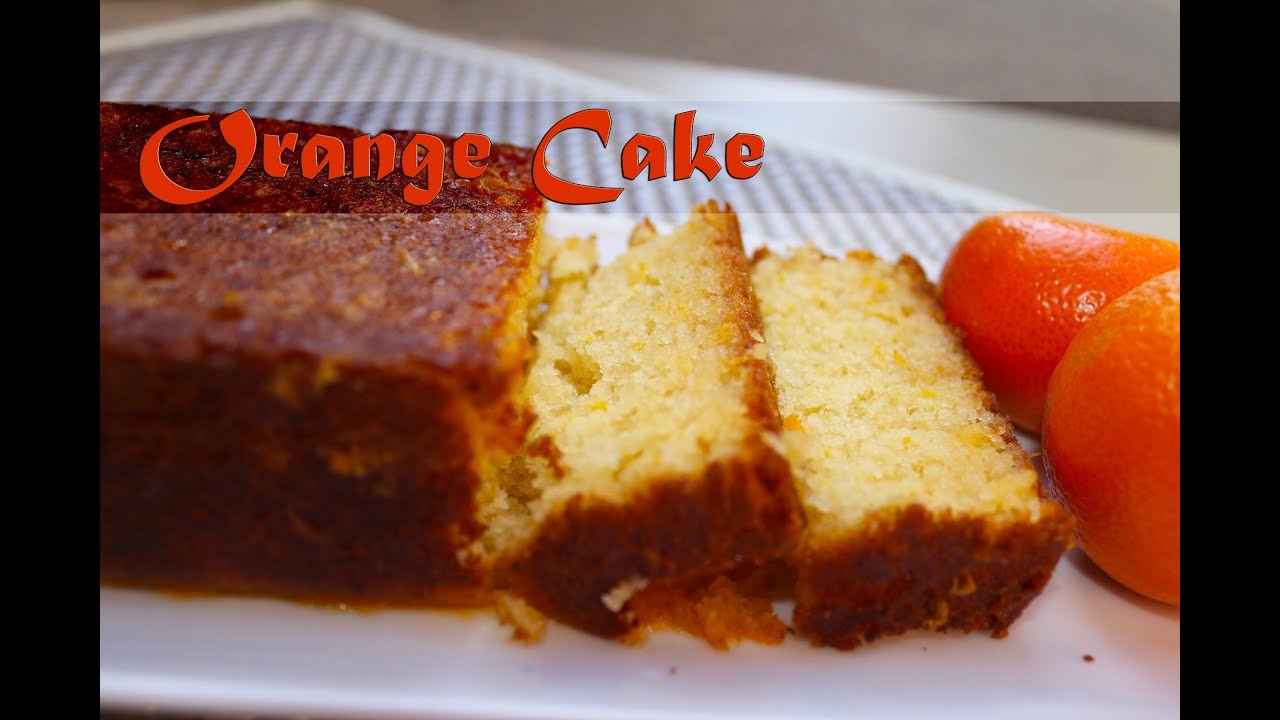 Orange cake - Eggless  - Vegetarian by crazy4veggie.com