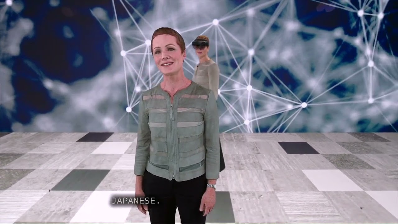 Artificial intelligence (AI) example  of mixed reality 