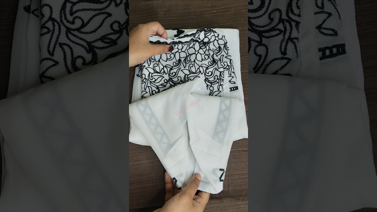 Beautiful black white kurta set 💕💕