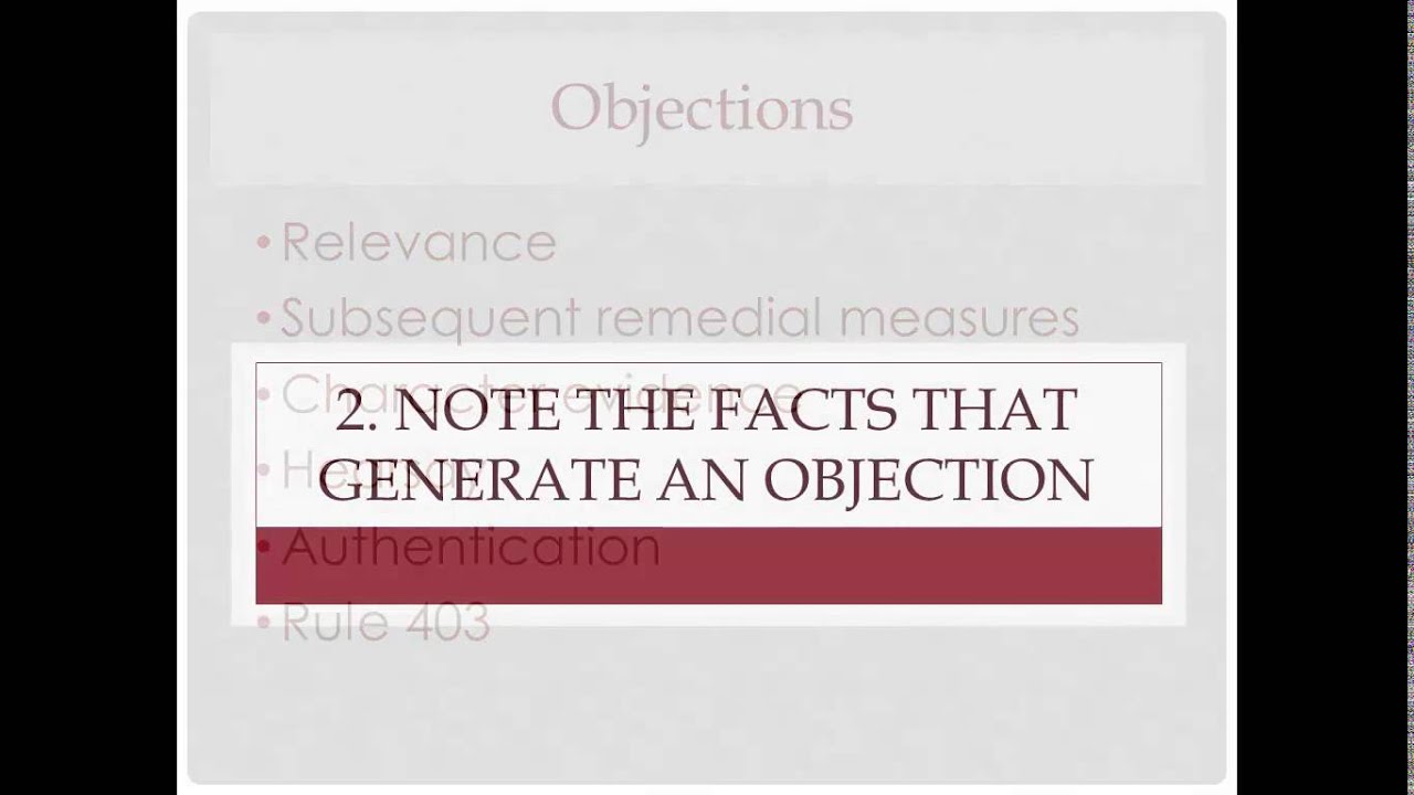 Evidence Review 1: Spotting Issues